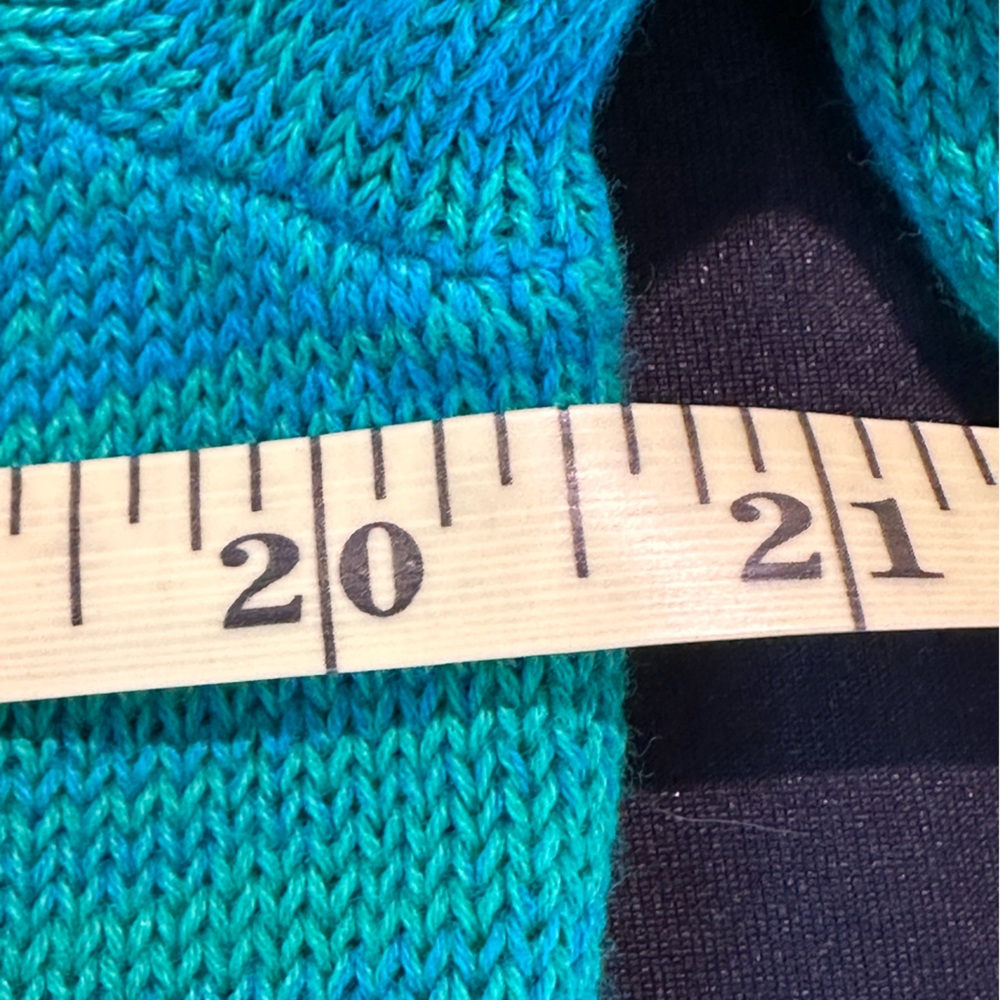 Lilly Pulitzer Green Ombre Cardigan with Fringe L EUC - Picture 4 of 5